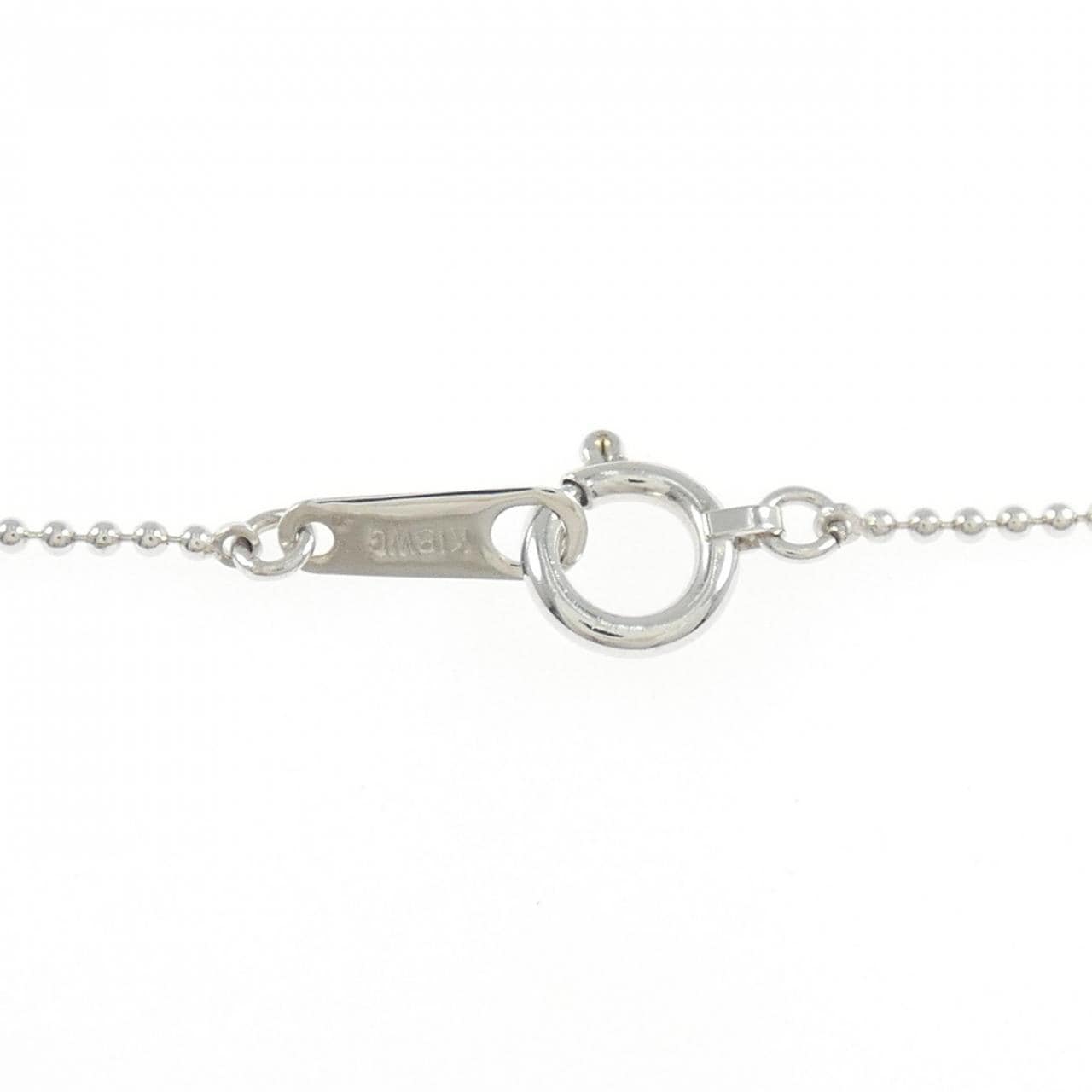 K18WG ダイヤモンド ネックレス