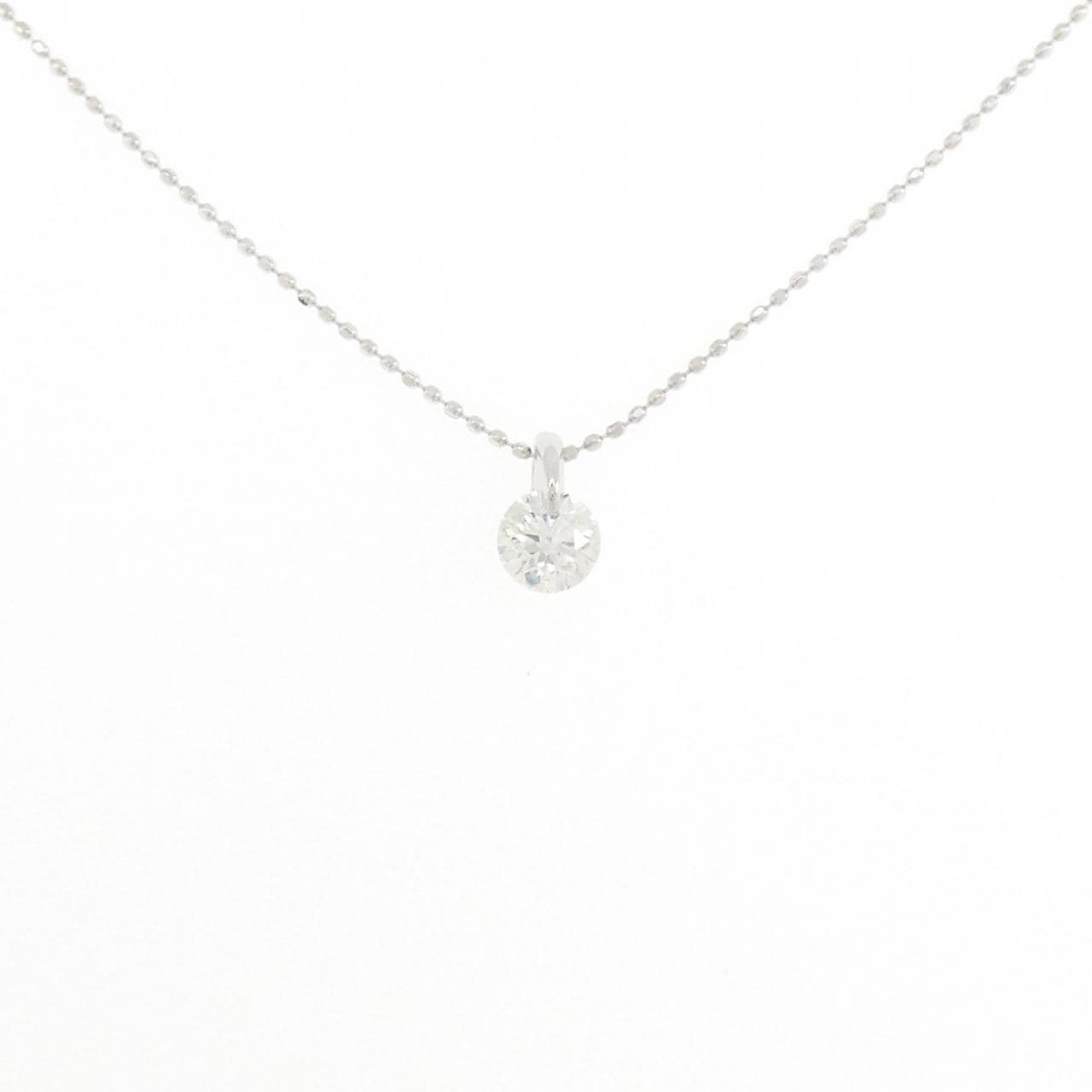 K18WG ダイヤモンド ネックレス 0.50CT