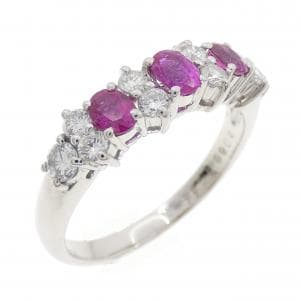 PT900 ルビー リング 0.68CT