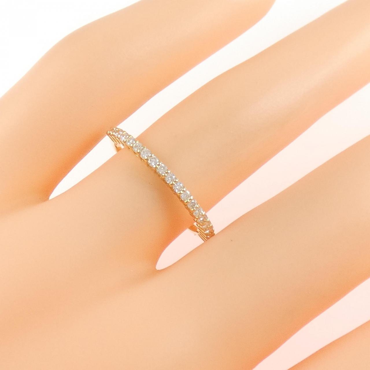 【リメイク】K18YG ダイヤモンド リング 0.20CT