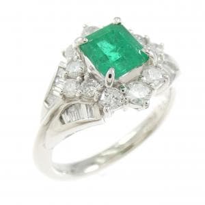 PT900 エメラルド リング 0.92CT