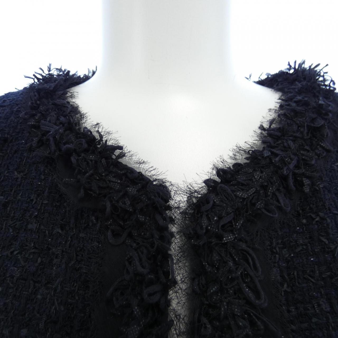 フォクシーブティック FOXEY BOUTIQUE ノーカラージャケット