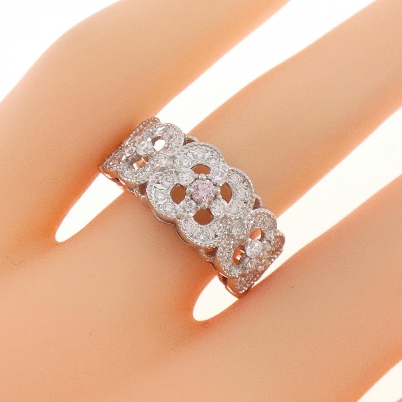 PT900 ダイヤモンド リング 0.057CT FP SI1