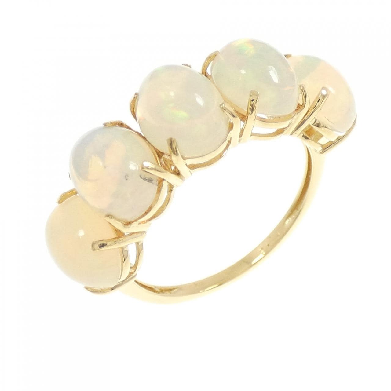 K18YG オパール リング 3.70CT