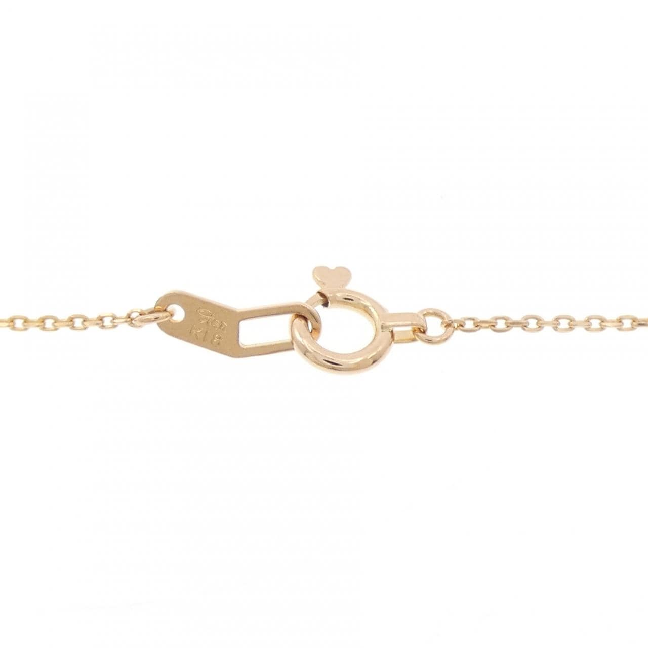 スタージュエリー ムーンセッティング ネックレス 0.10CT