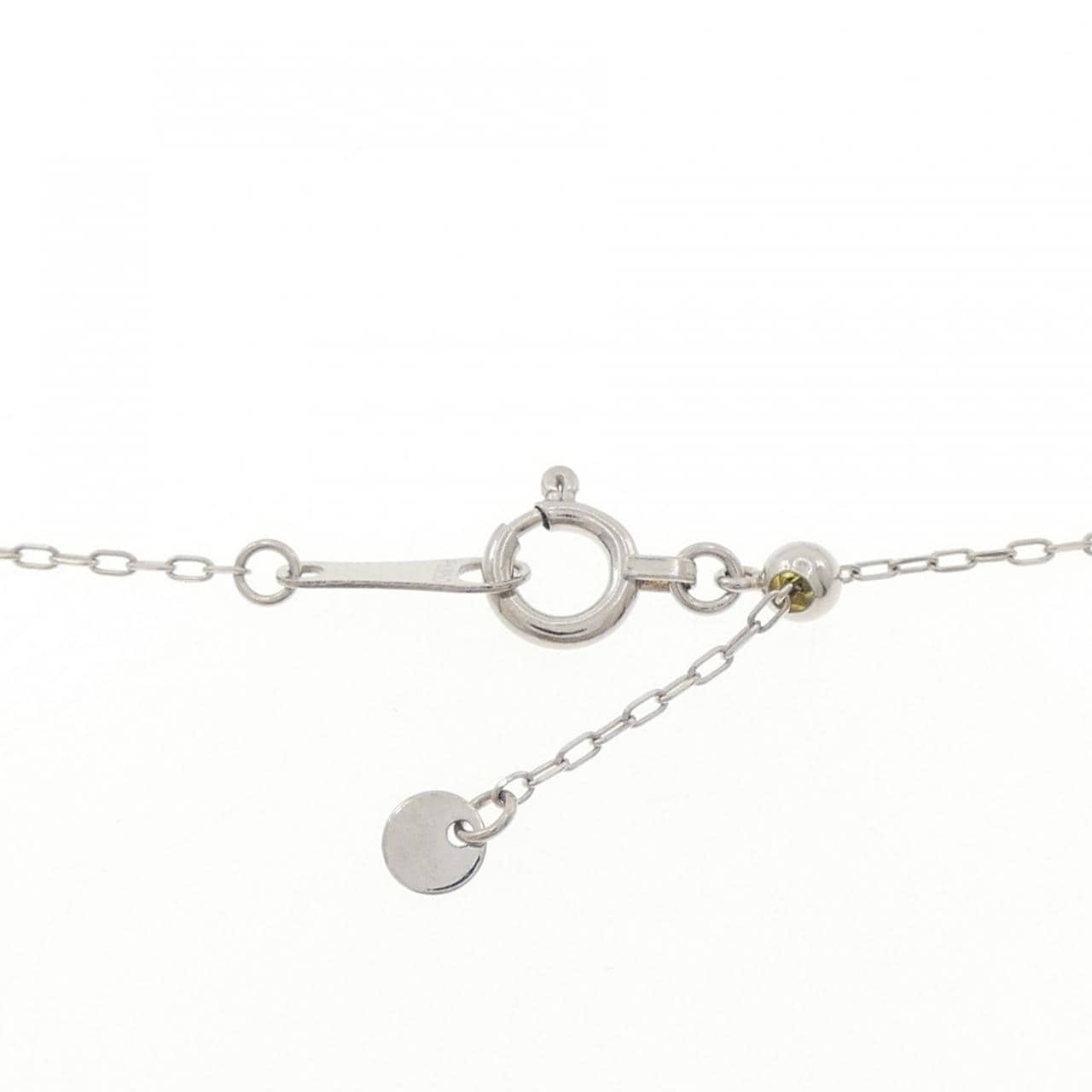 PT900/PT850 ソリティア ダイヤモンド ネックレス 0.19CT