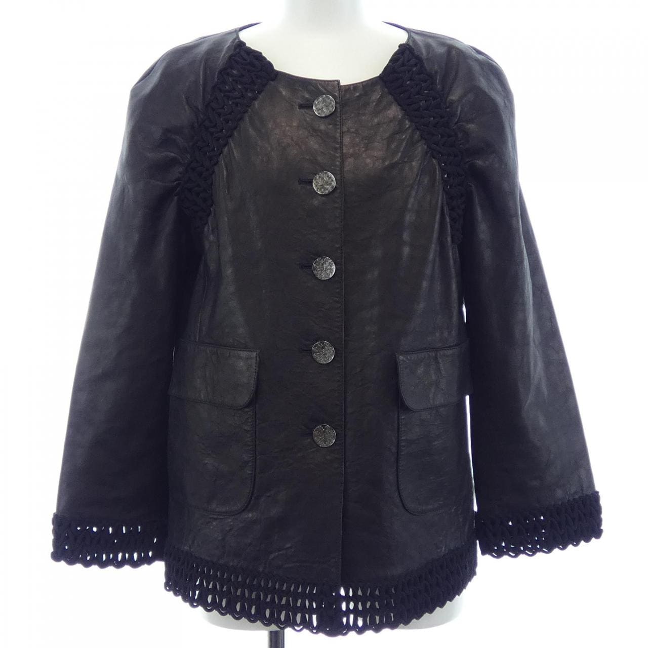 シャネル CHANEL P57938C00280 17C レザージャケット