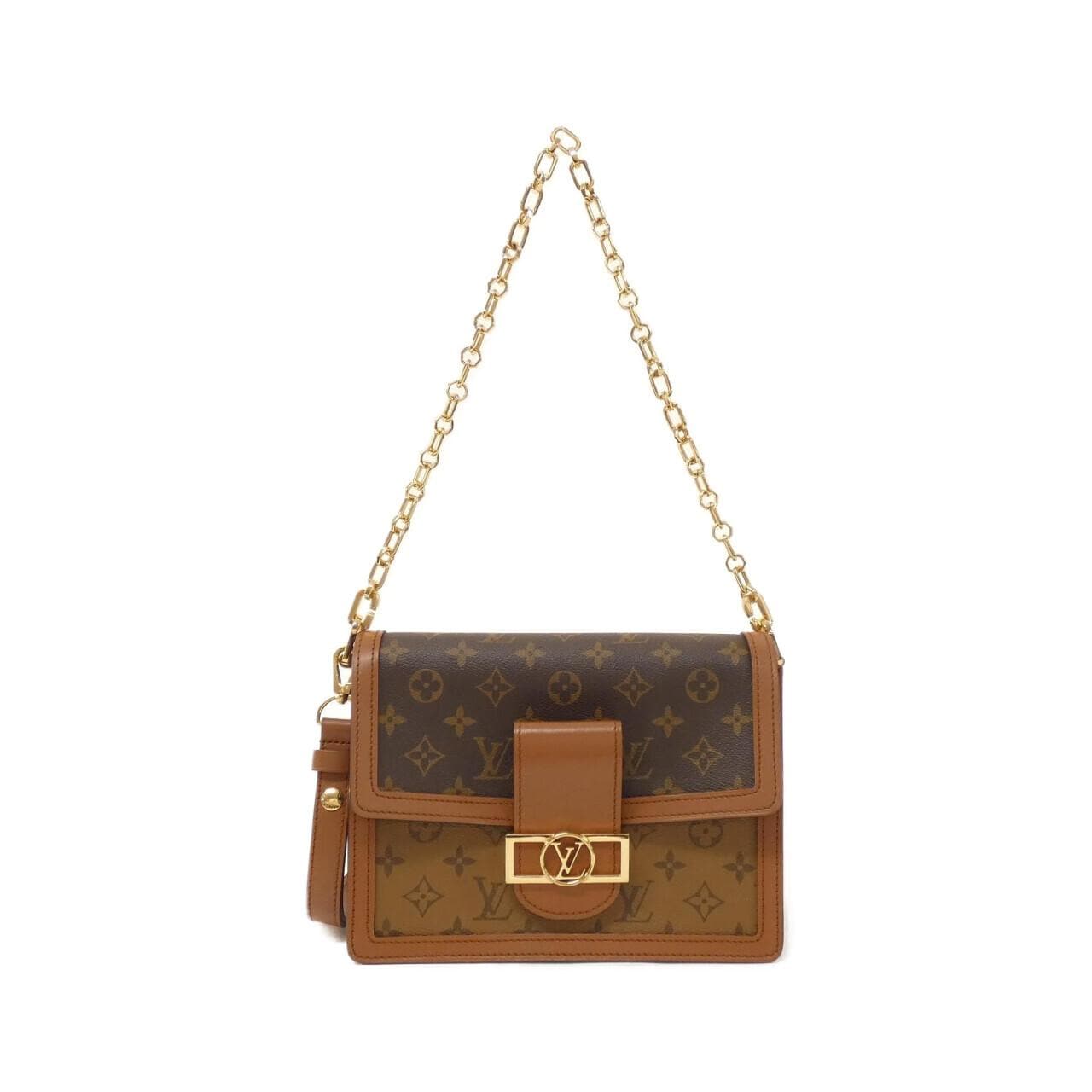 LOUIS VUITTON Monogram Reverse Dauphine MM M44391 肩背包