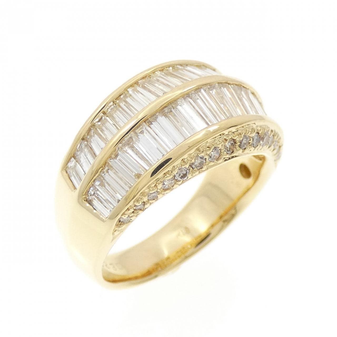 K18YG ダイヤモンド リング 2.30CT