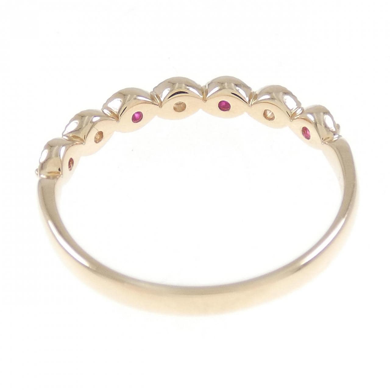 K18PG ルビー リング 0.16CT