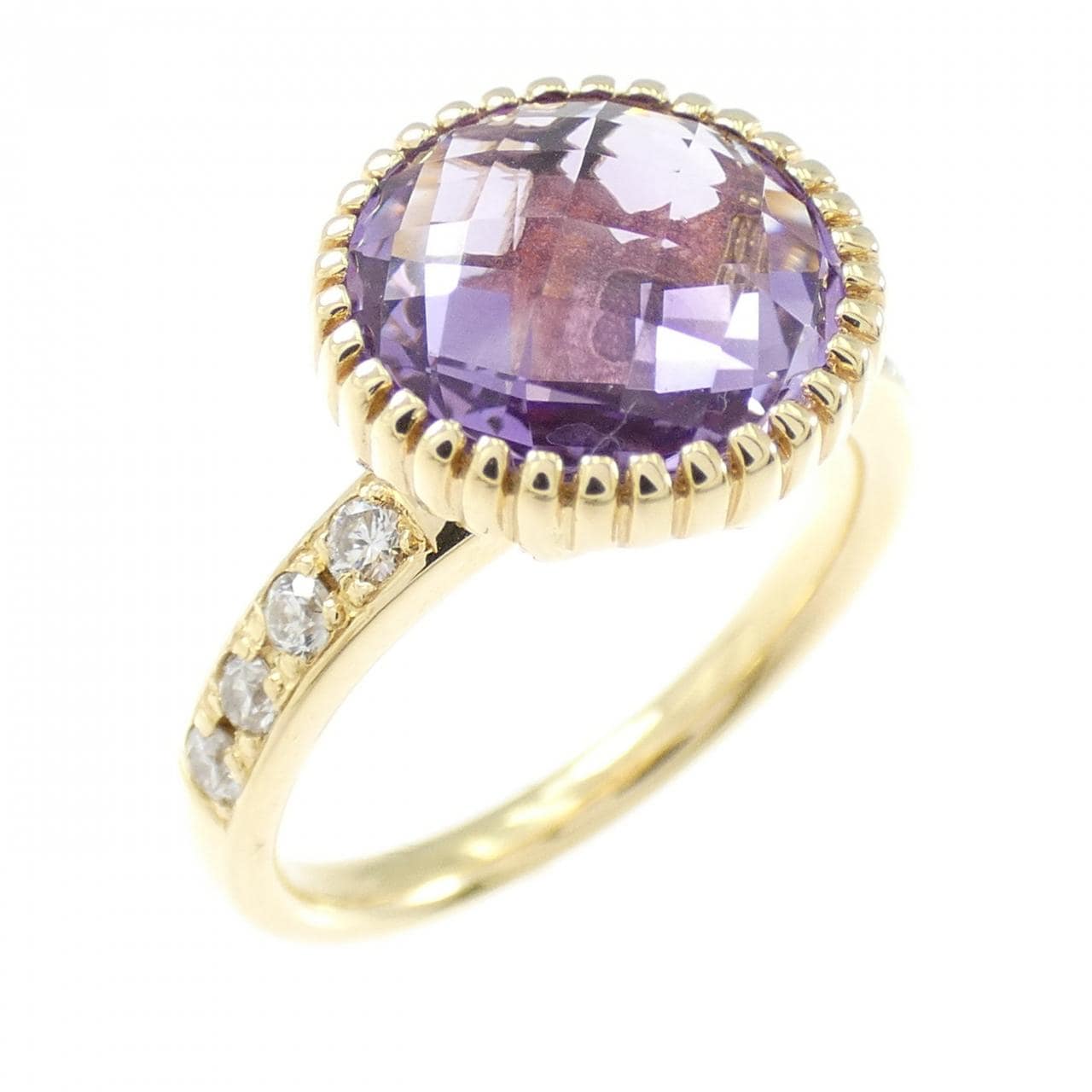 K18YG アメジスト リング