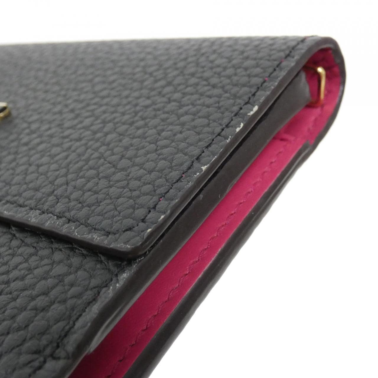 LOUIS VUITTON Taurillon Portefeuil Capucines短款M62157 皮夾