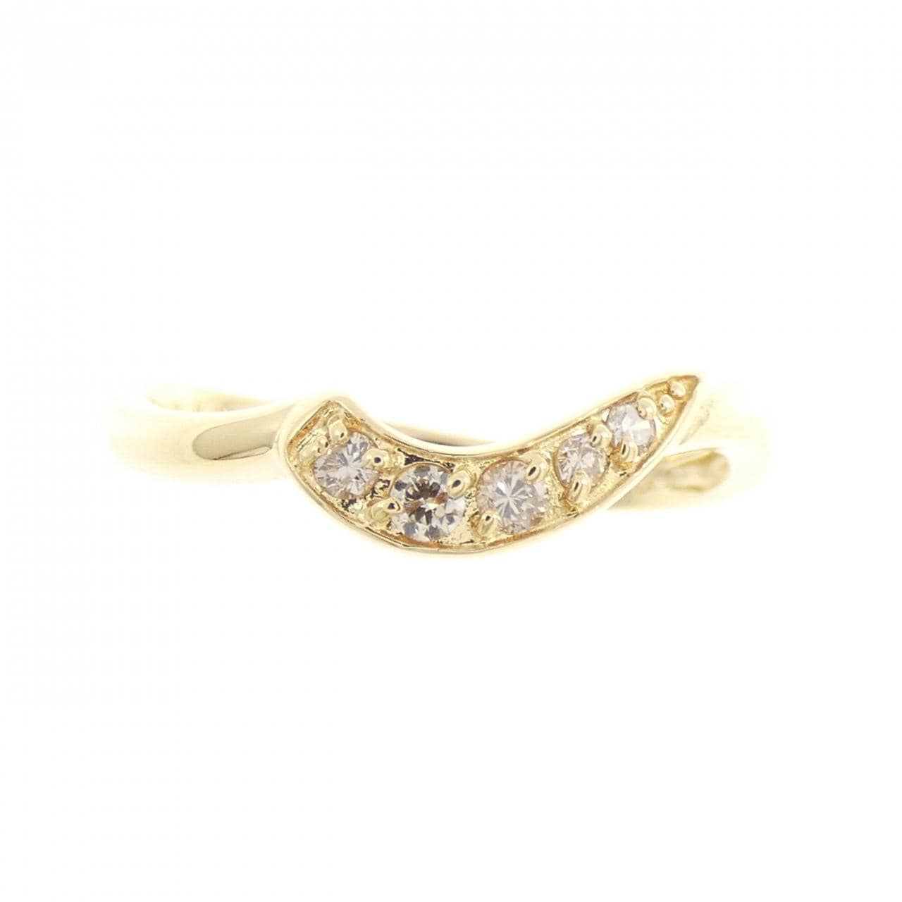 K18YG ダイヤモンド リング 0.10CT