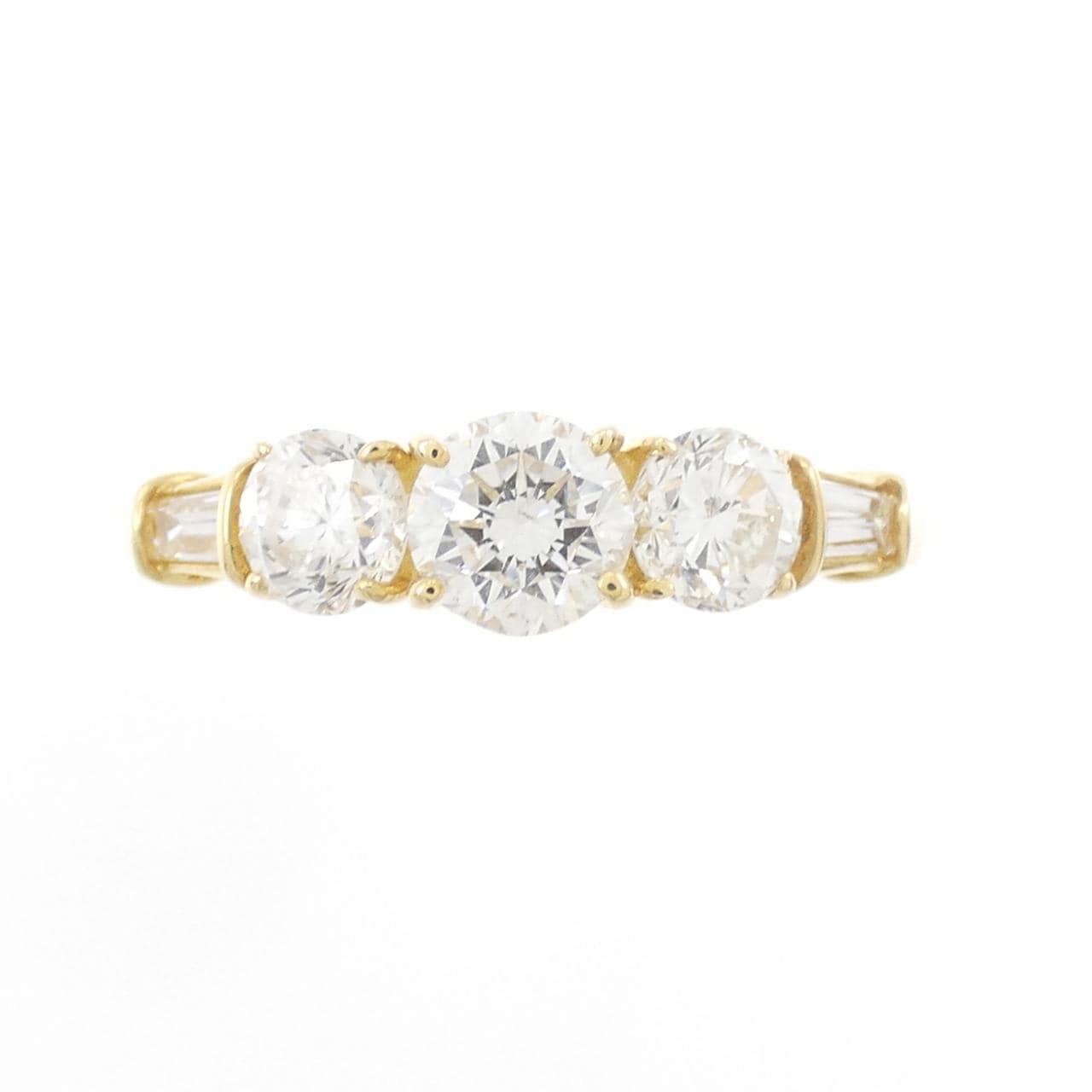 K18YG ダイヤモンド リング 1.08CT
