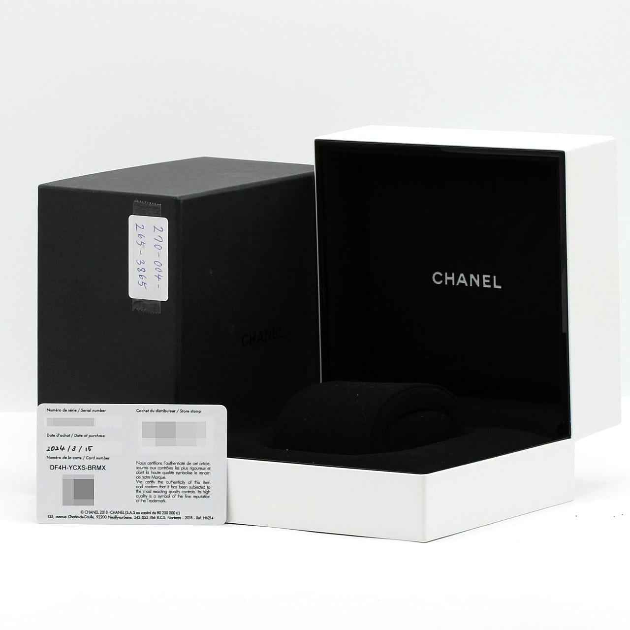 シャネル J12 キャリバー12.1 38mmセラミック H5697 セラミック 自動巻