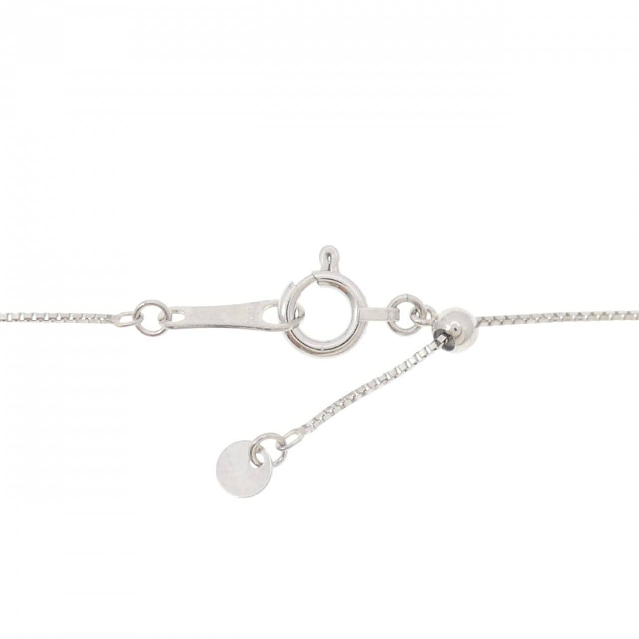 PT900/PT850 ルビー ネックレス 0.45CT