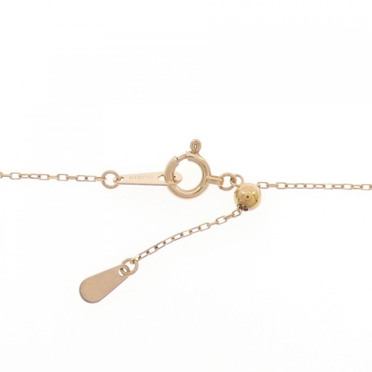 K18PG ダイヤモンド ネックレス 0.21CT