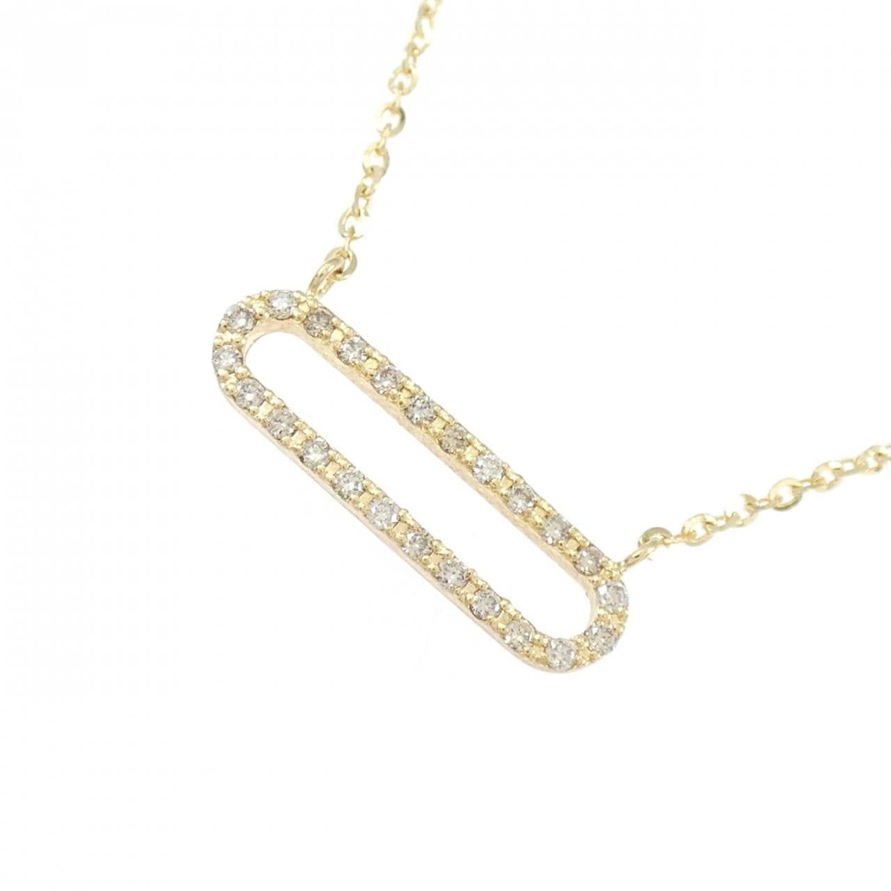K18YG ダイヤモンド ネックレス 0.08CT