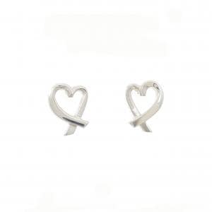ティファニー ラビングハート ミニ ピアス