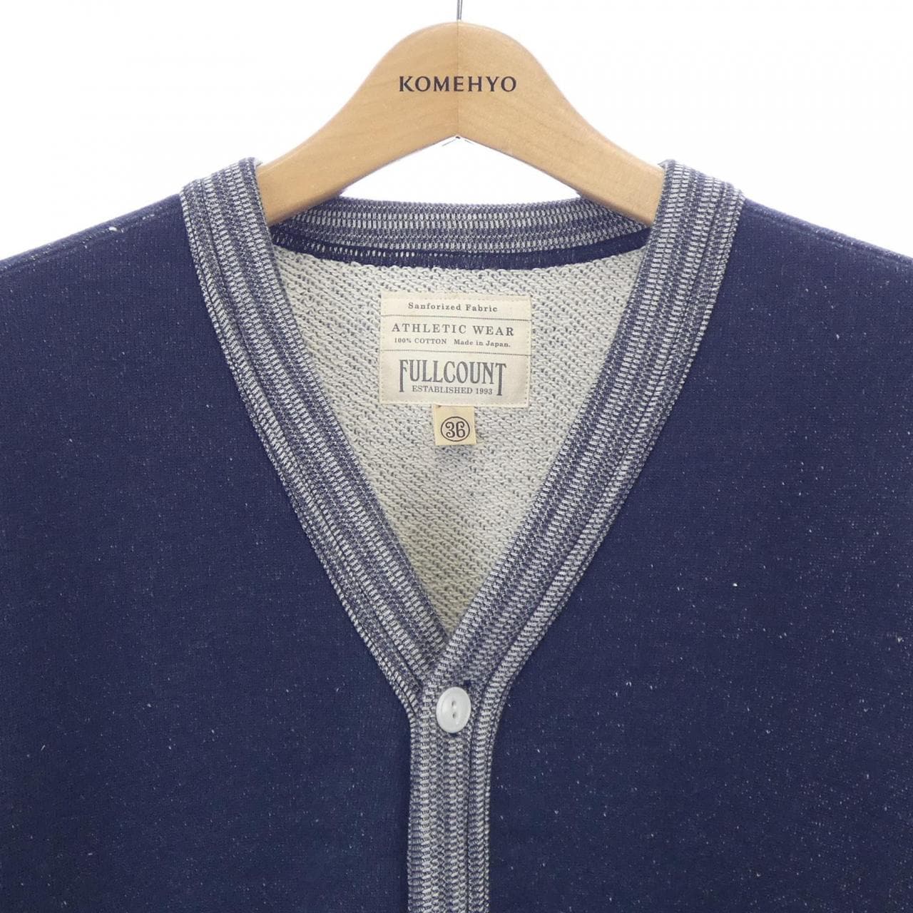 フルカウント FULL COUNT カーディガン