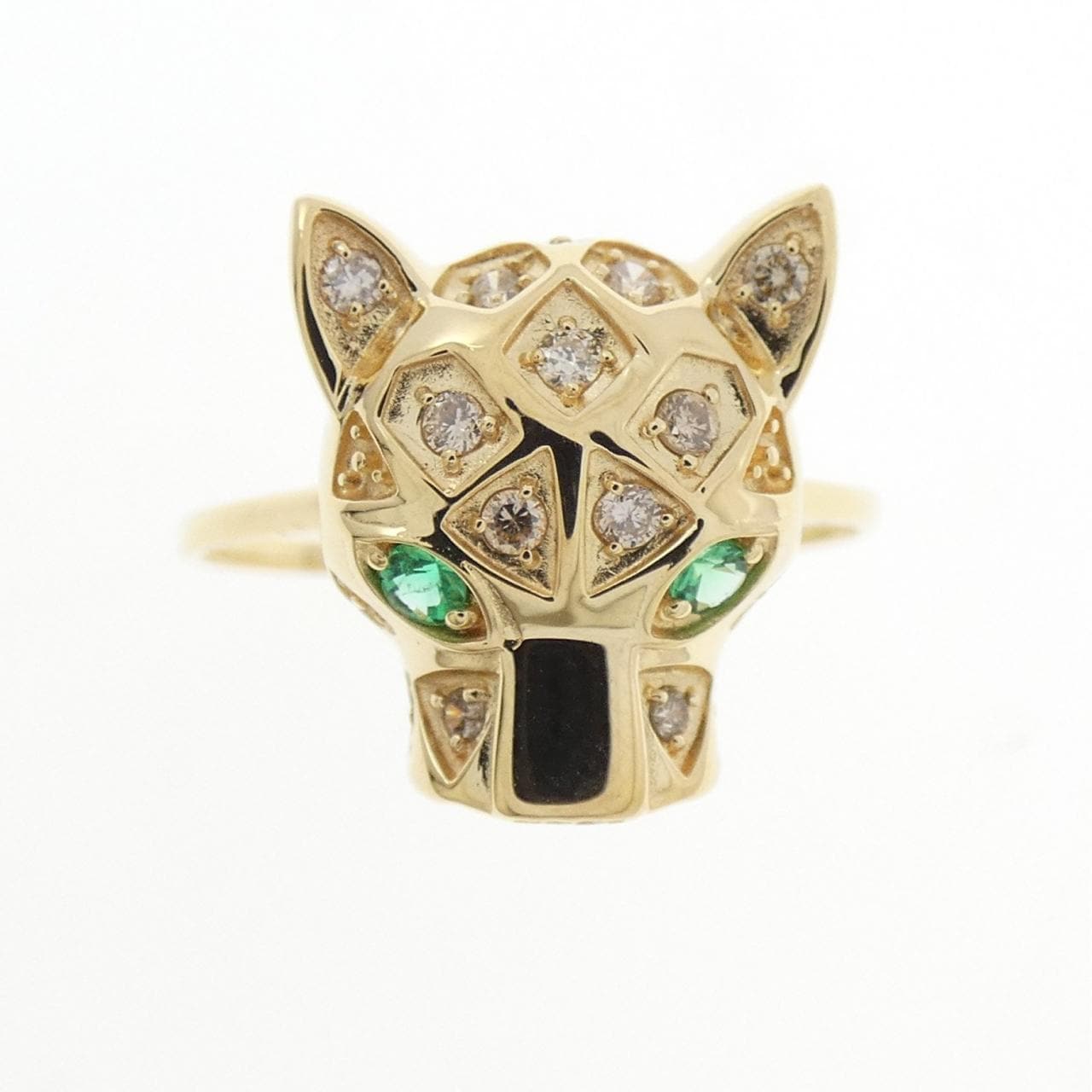 K18YG Emerald Ring 0.04CT