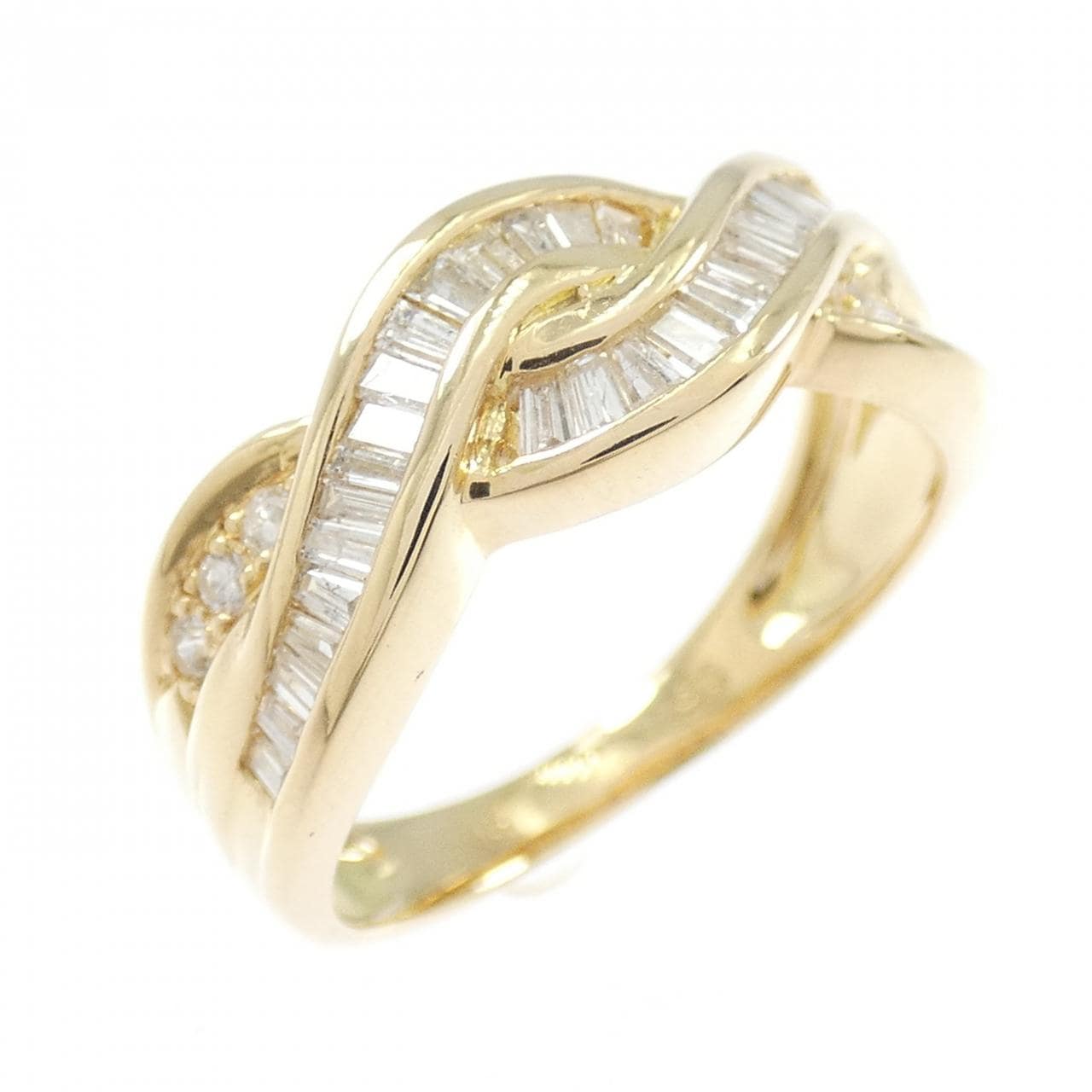 K18YG ダイヤモンド リング 0.5CT