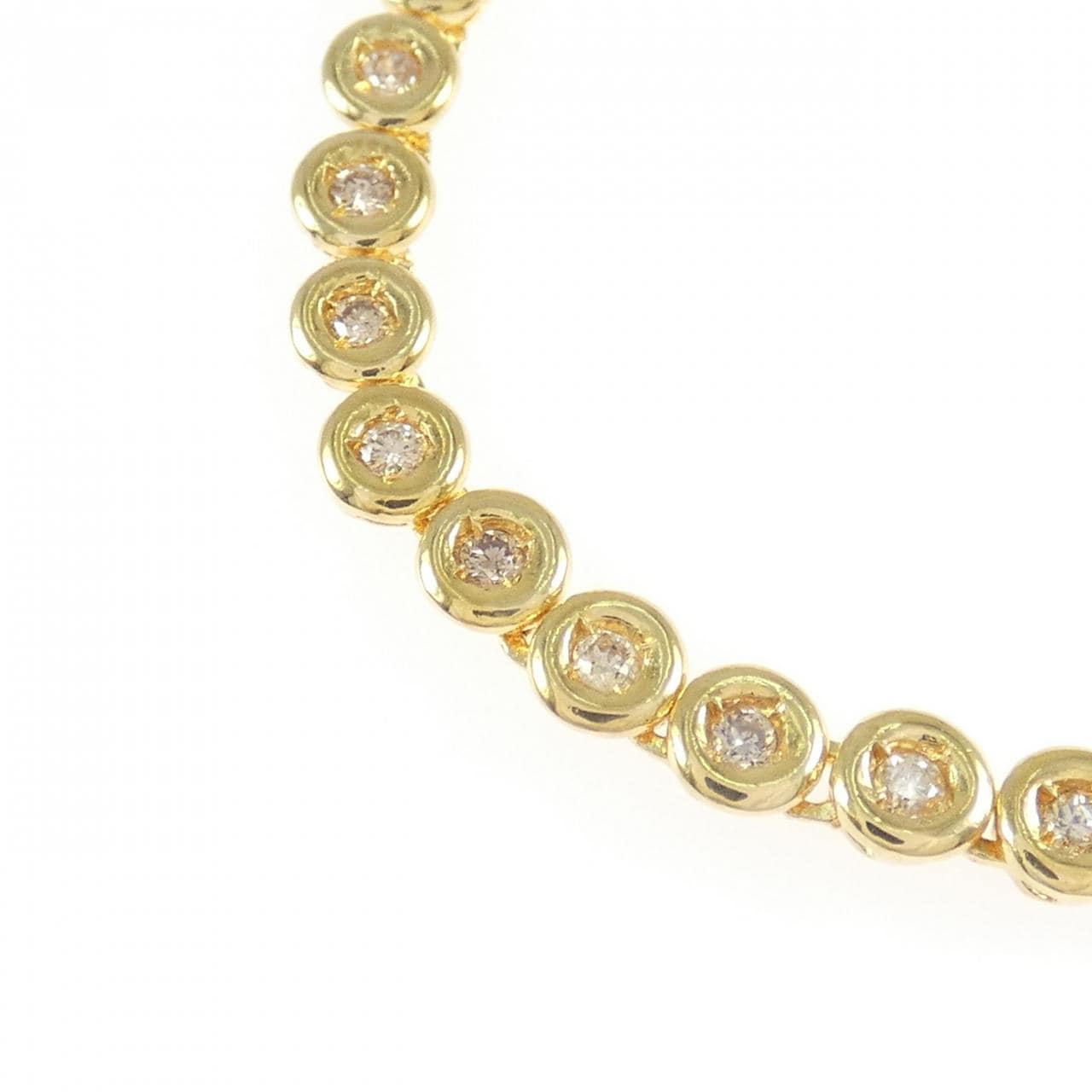 K18YG ダイヤモンド ネックレス 2CT