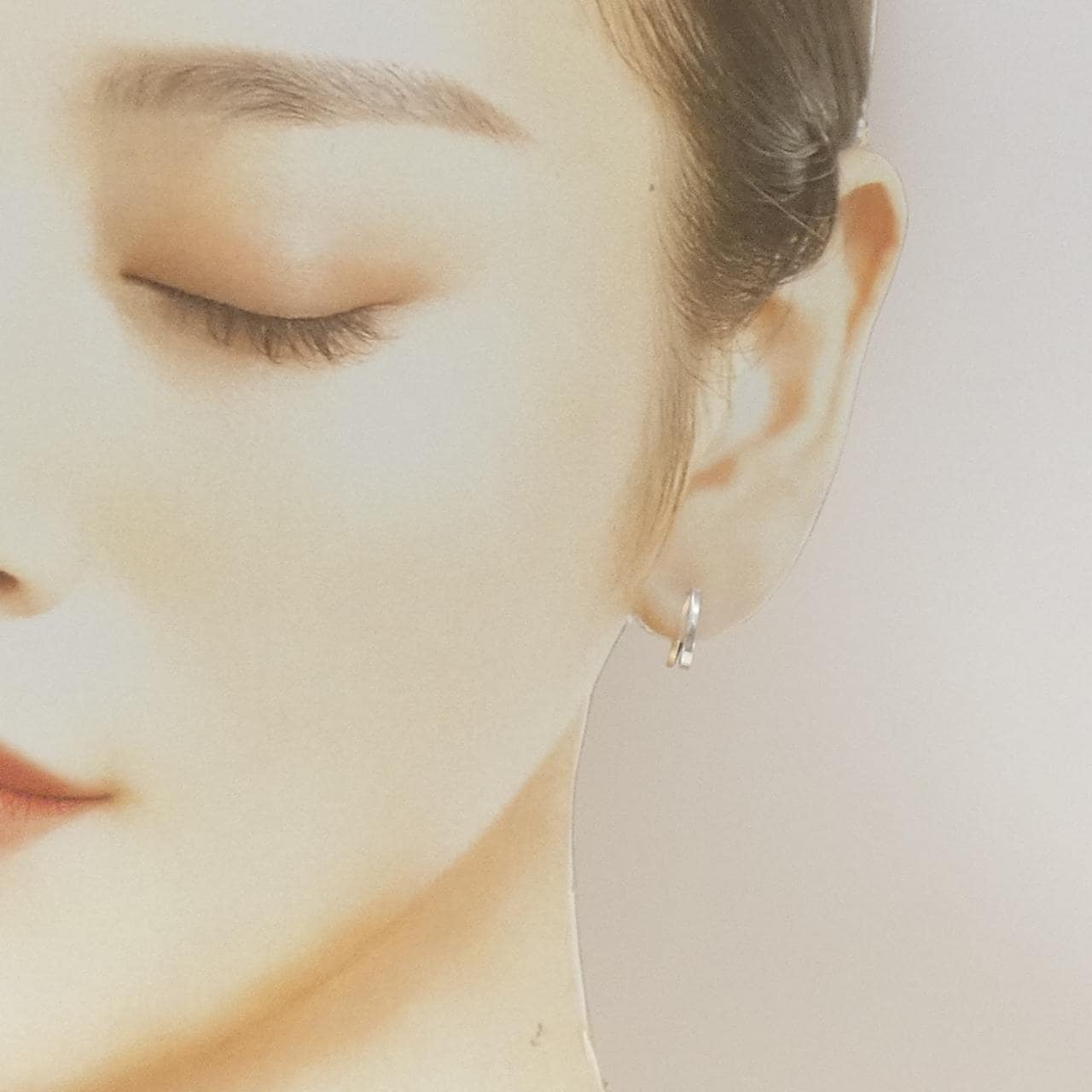 K14WG/K18PG ピアス