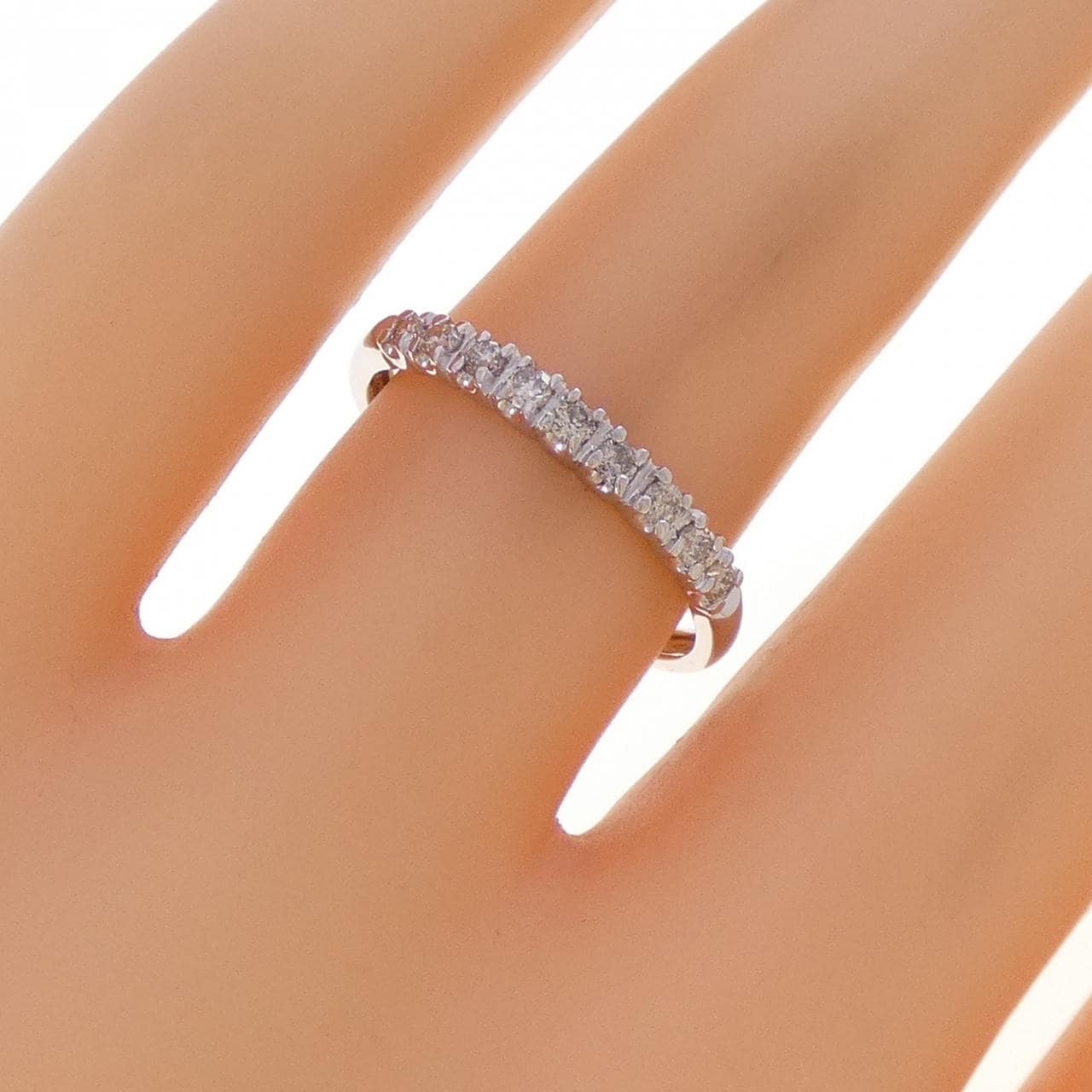K10WG ダイヤモンド リング 0.20CT