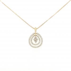 K18YG ダイヤモンド ネックレス 1.01CT
