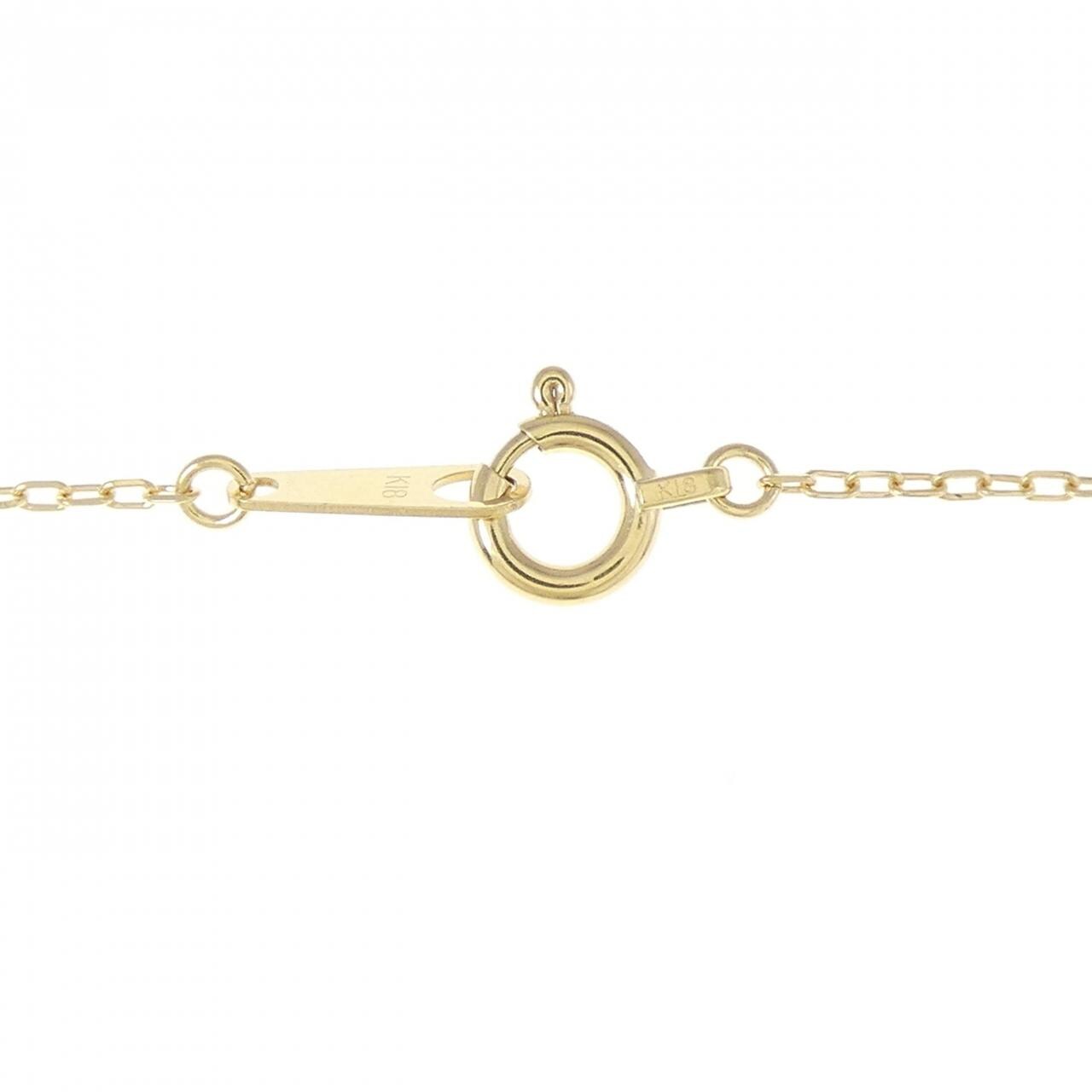 K18YG ダイヤモンド ネックレス 0.12CT