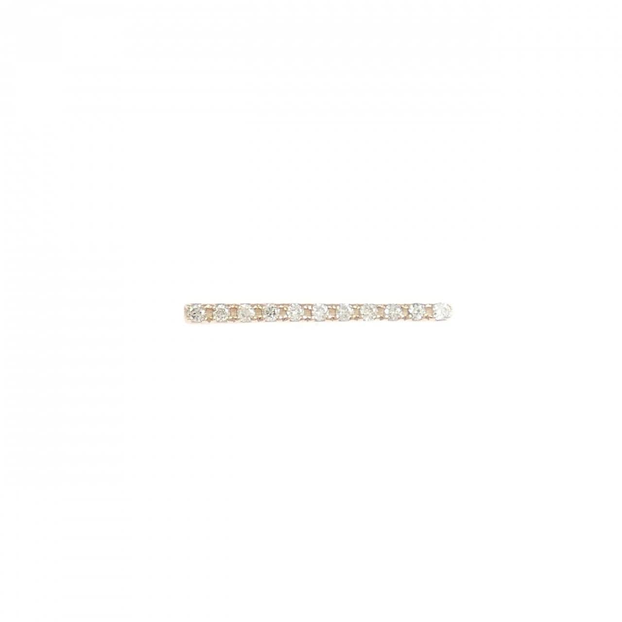K18PG ダイヤモンド イヤーカフ 0.05CT 片耳