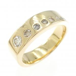 K18YG ダイヤモンド リング 0.367CT