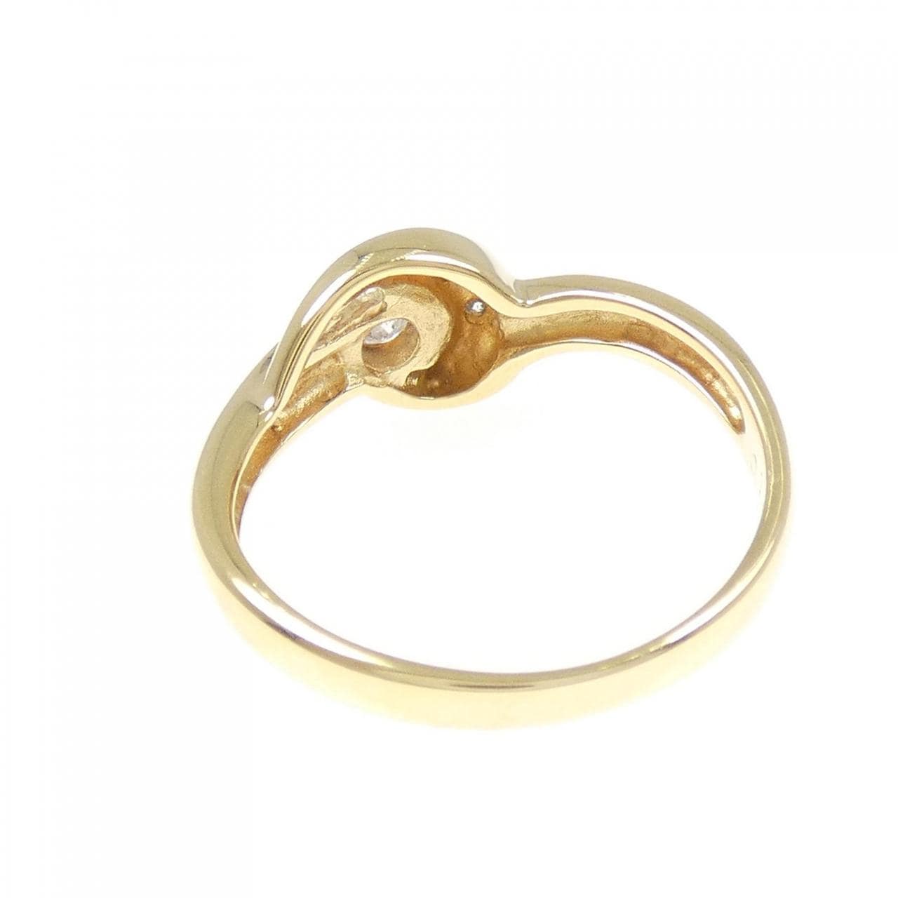 K18YG ダイヤモンド リング 0.10CT