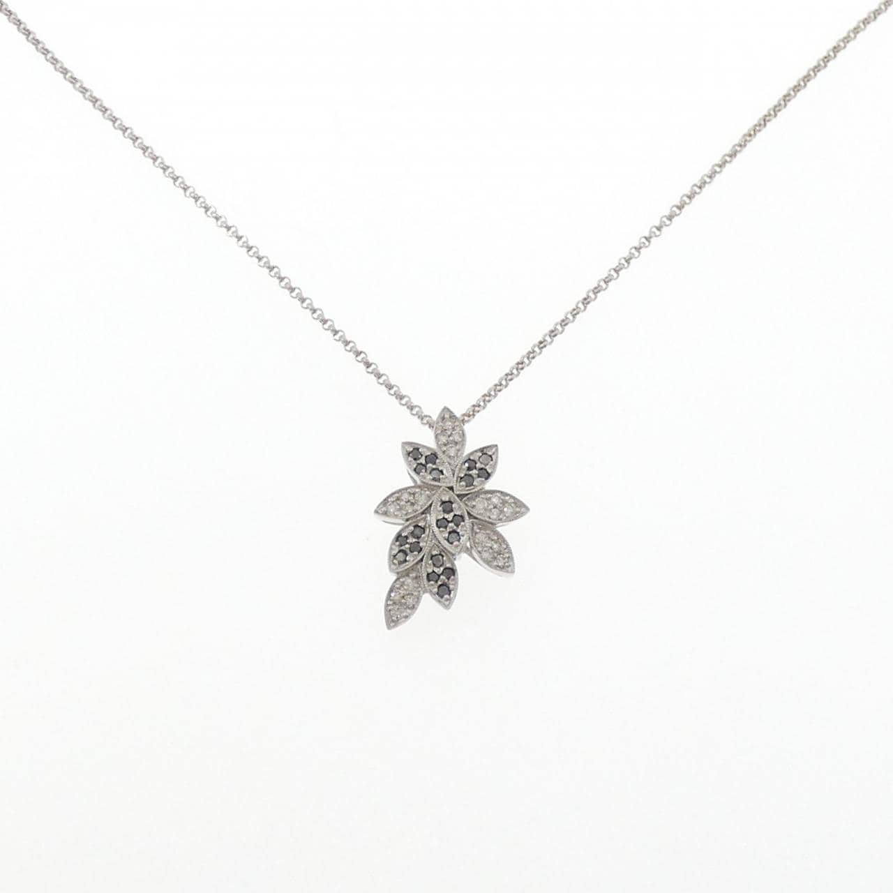 K18WG ダイヤモンド ネックレス 0.553CT