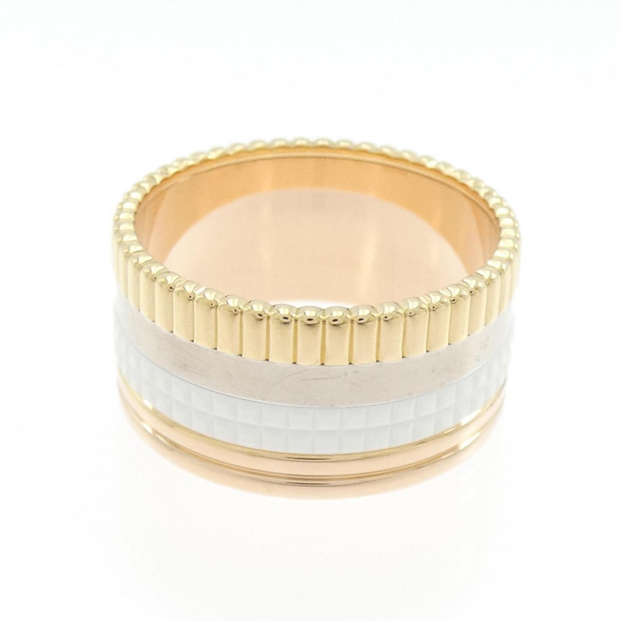 ブシュロン キャトル ホワイト リング ラージ