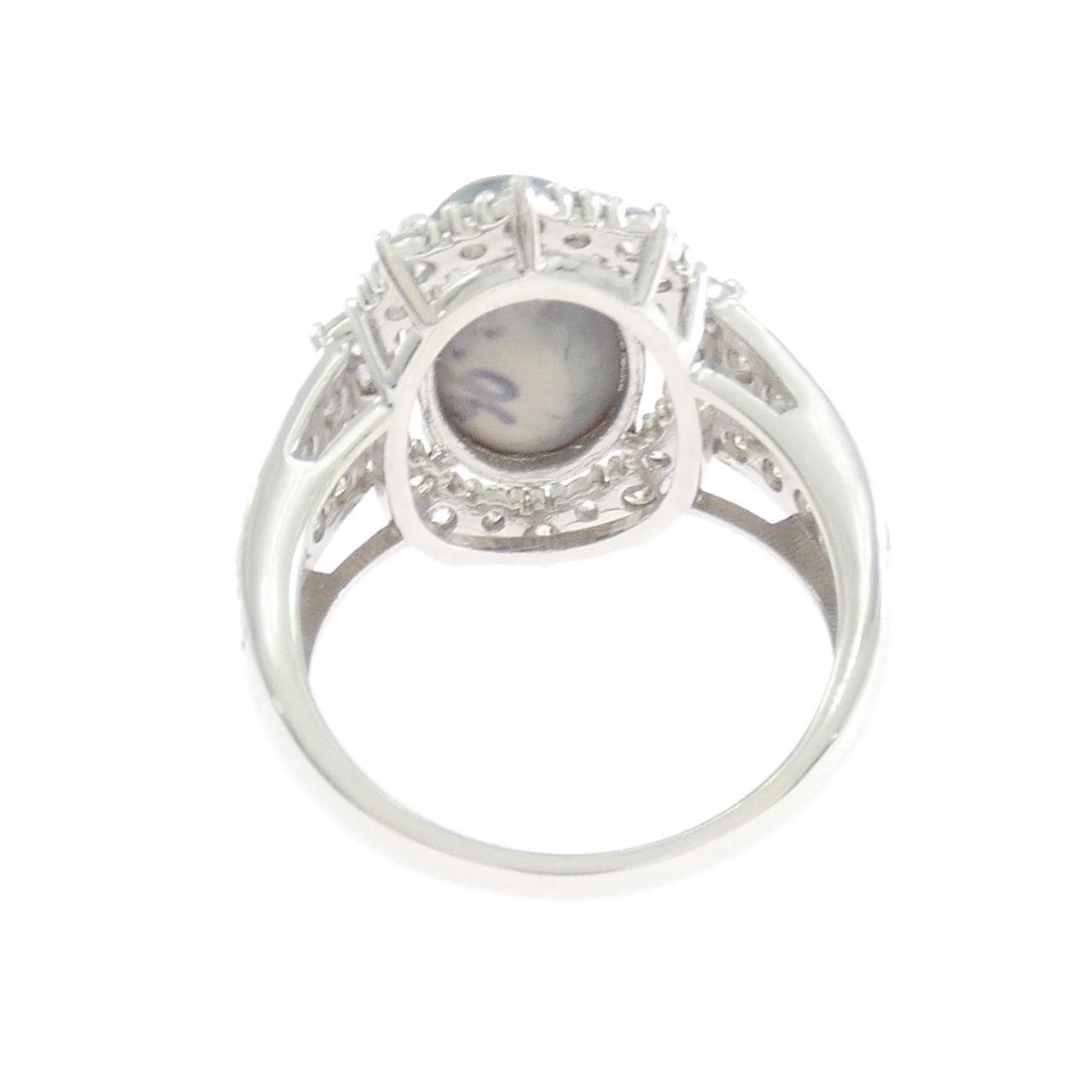 PT950 ブラックオパール リング 2.96CT