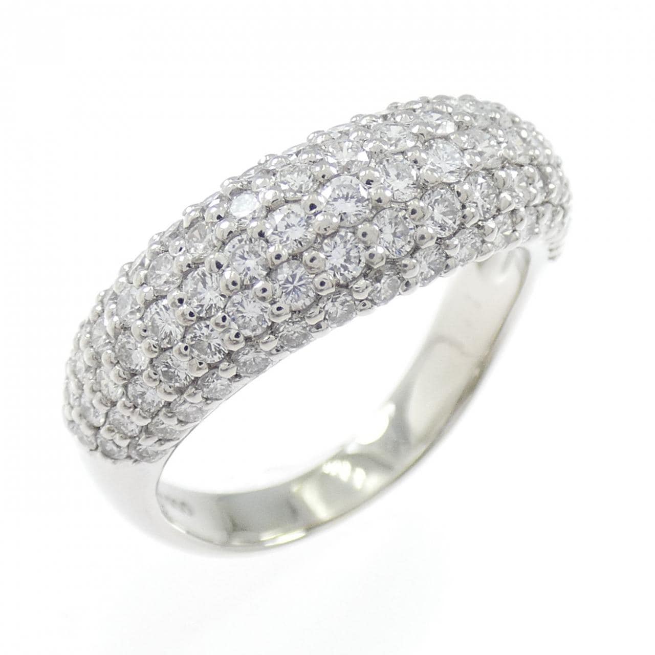 PT900 パヴェ ダイヤモンド リング 1.11CT