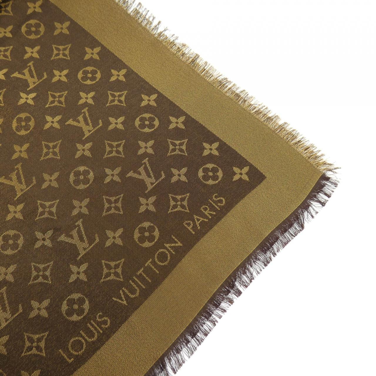 ルイヴィトン LOUIS VUITTON モノグラム シャイン M75122 ショール
