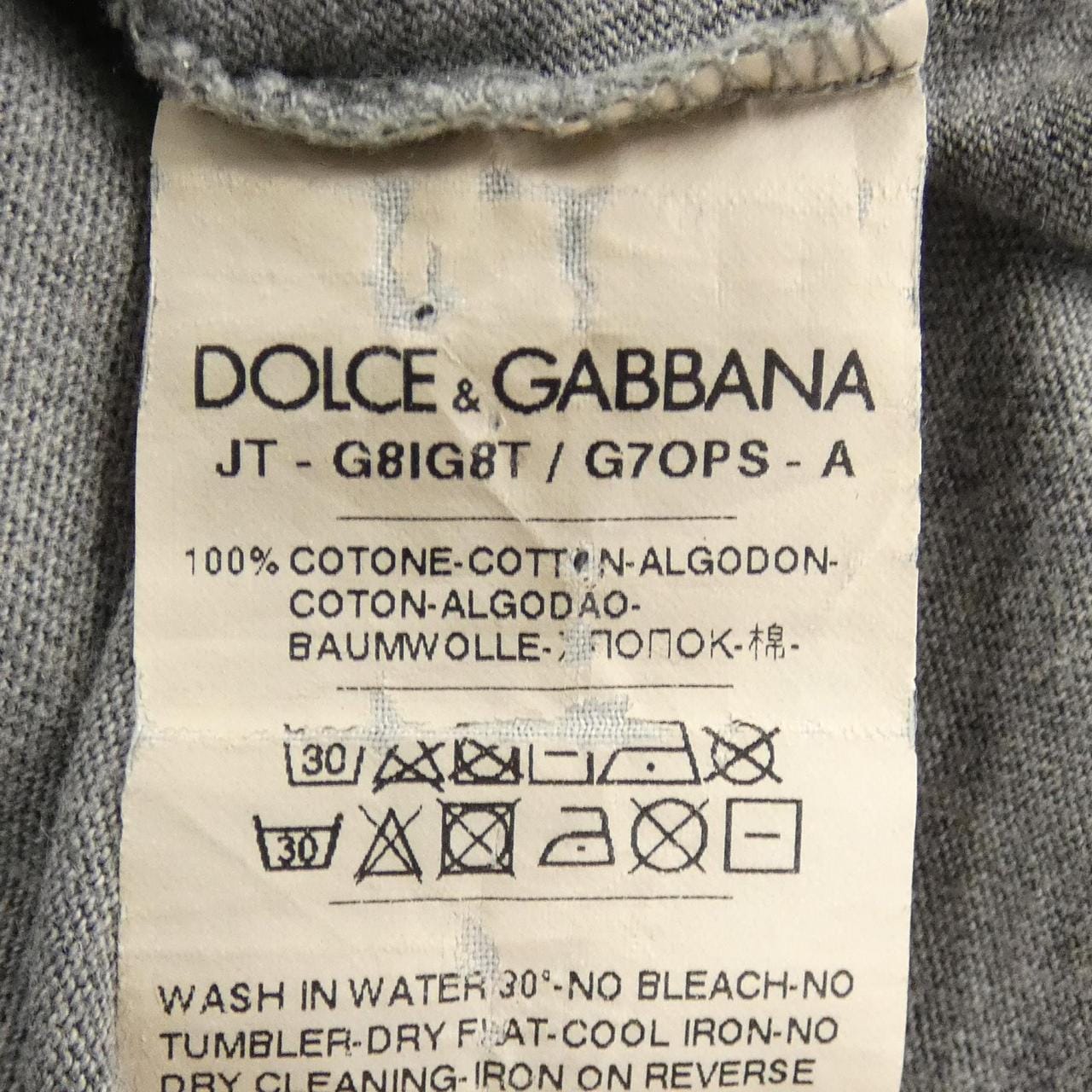 ドルチェアンドガッバーナ DOLCE&GABBANA G81G8T G7OPS Tシャツ