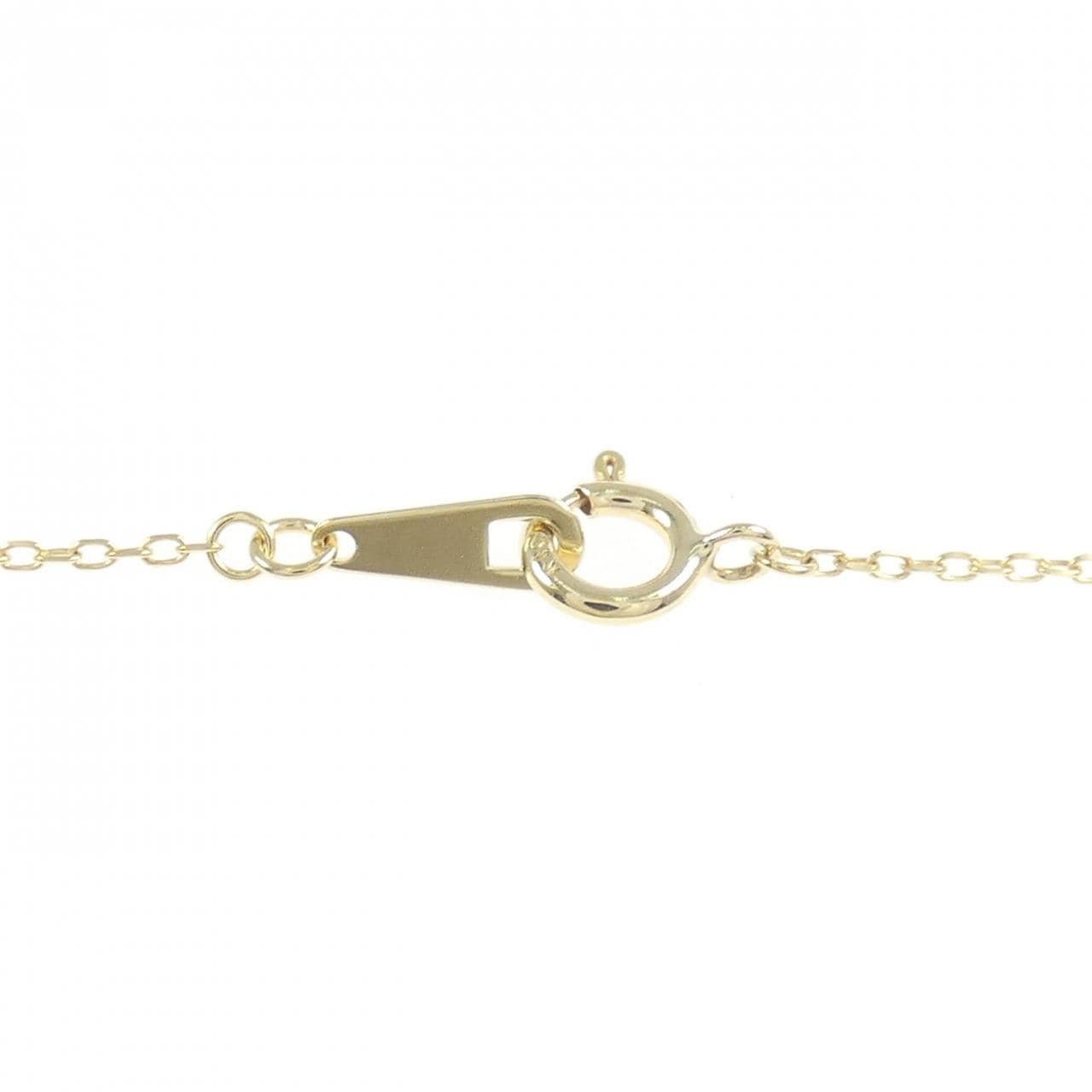 K10YG 藍色托帕石項鍊