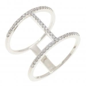 K18WG ダイヤモンド リング 0.22CT