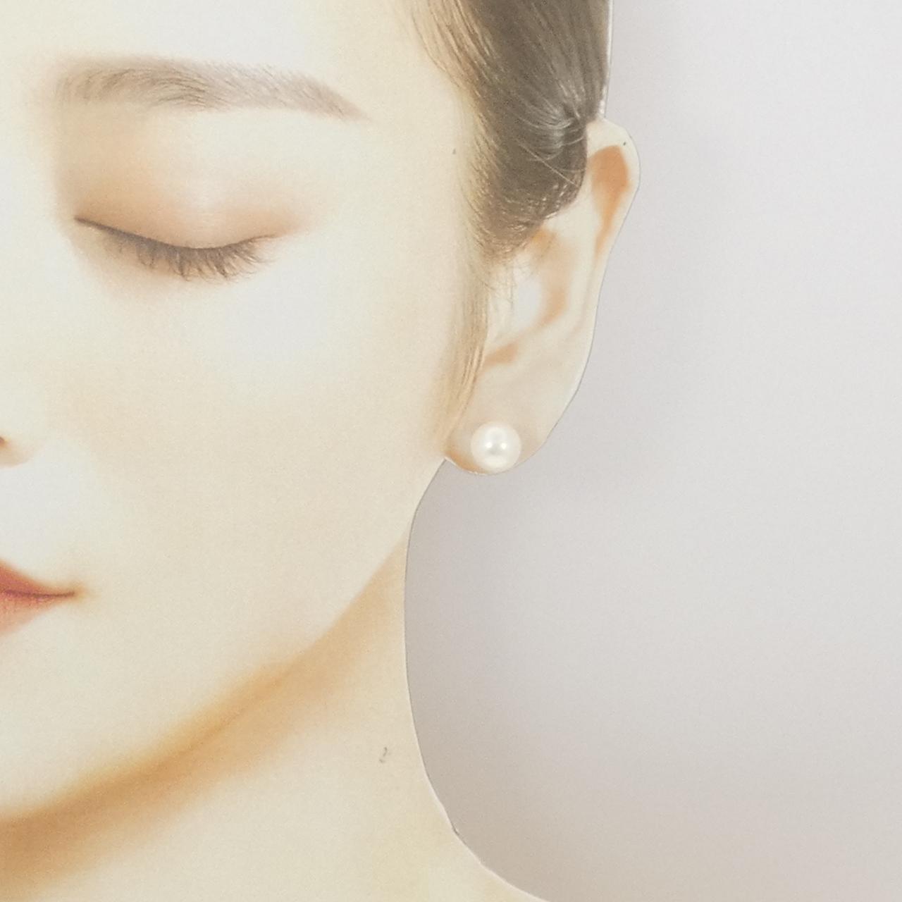 ティファニー フレッシュウォーターパール ピアス 9.3mm