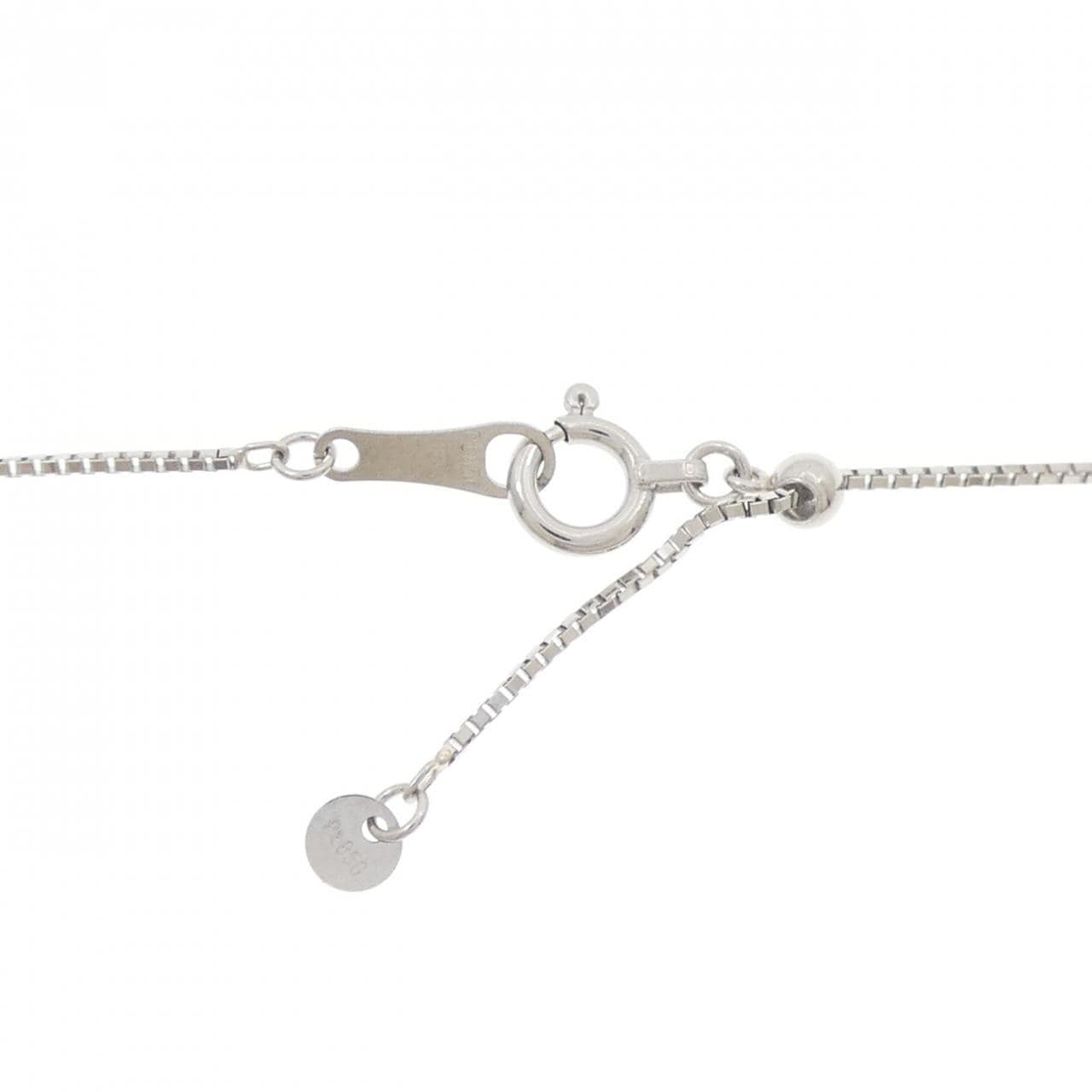 PT900/PT850 スリーストーン ダイヤモンド ネックレス 1.020CT