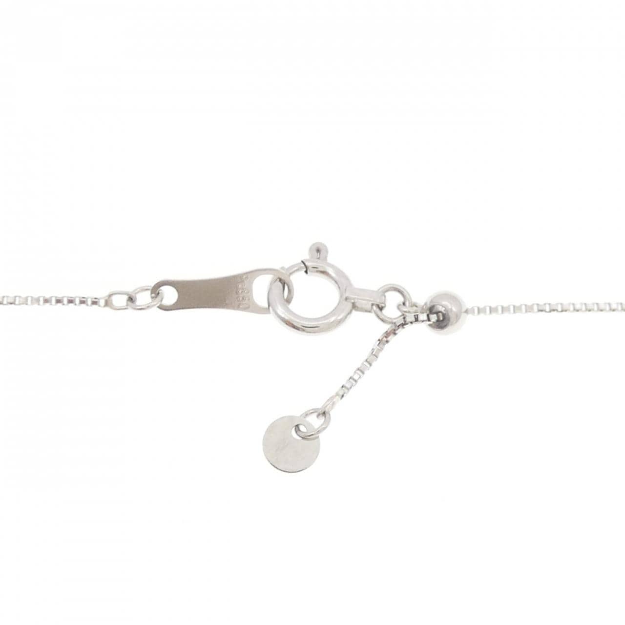 PT900/PT850 エメラルド ネックレス 0.52CT