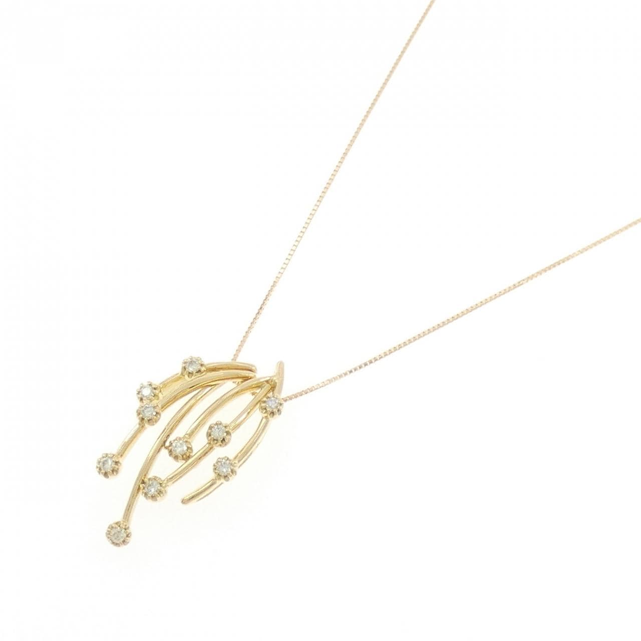 K18YG ダイヤモンド ネックレス 0.30CT