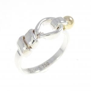 【ヴィンテージ】ティファニー フラットワイヤーラブノット リング