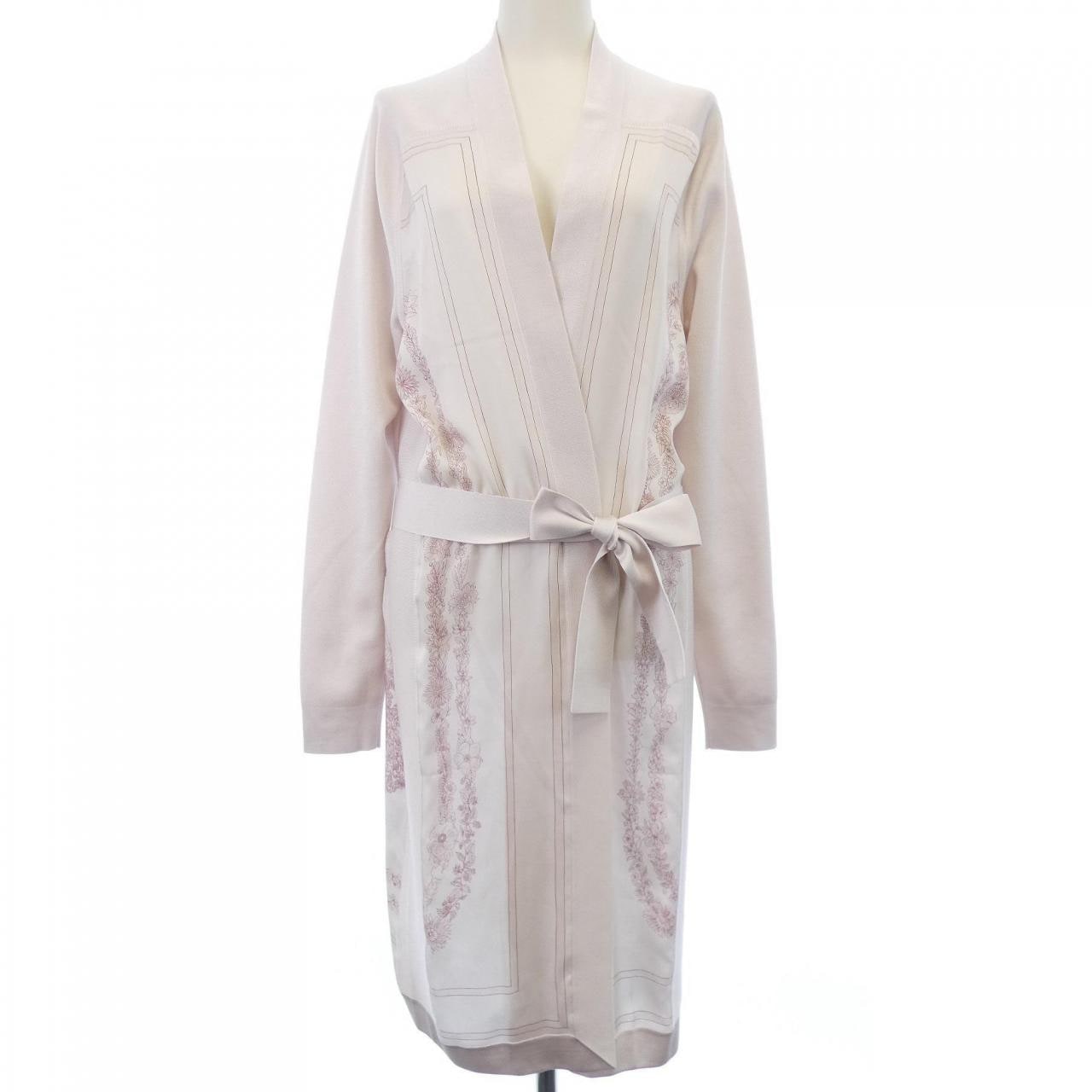 HERMES HERMES BRIDES DE GALA 5E2835DQ Twill Raine Long Cardigan