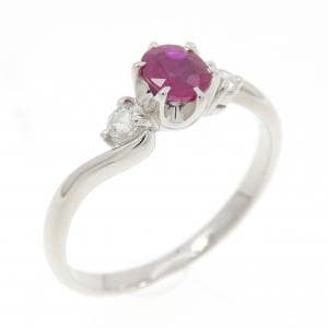 PT900 ルビー リング 0.41CT
