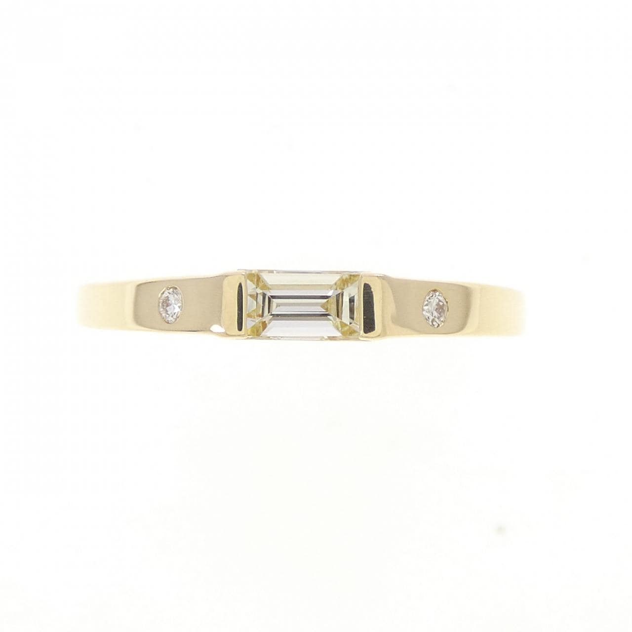 K18YG ダイヤモンド リング 0.25CT
